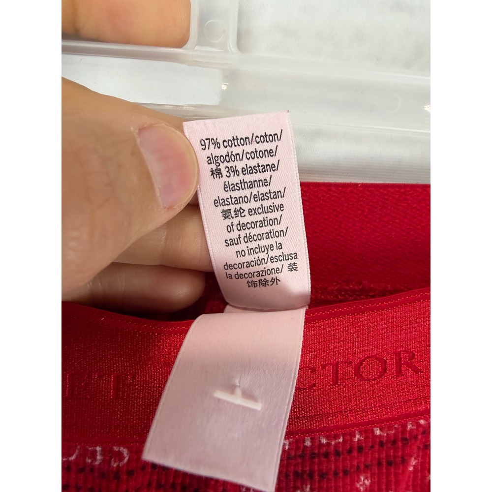 Victorias Secret Red Fair Isle Thermal Pajama Set Long Sleeve Top Leggings Large - Picture 6 of 10